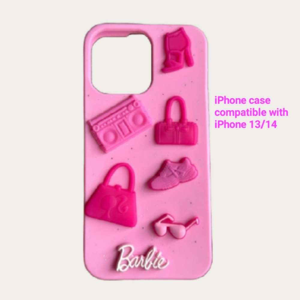 Barbie Skinny Dip Pink iPhone case compatible with iPhone 13/14